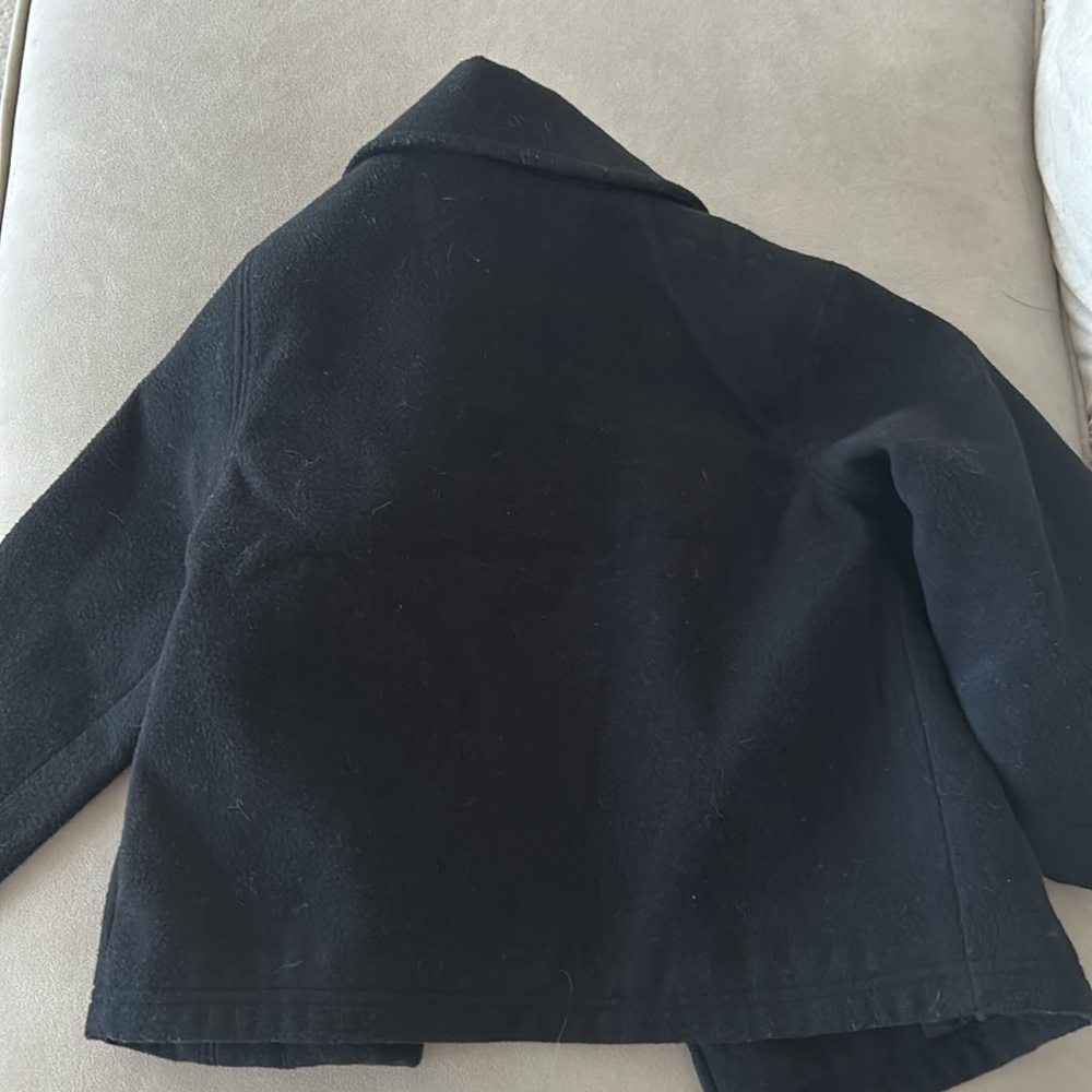 Boys 18-24 dress jacket coat winter peacoat double breasted lined felt - Picture 6 of 6